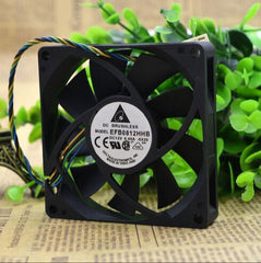 Delta EFB0812HHB 12V 80*80*15mm 0.4A 4-line PWM intelligent temperature control cooling fan