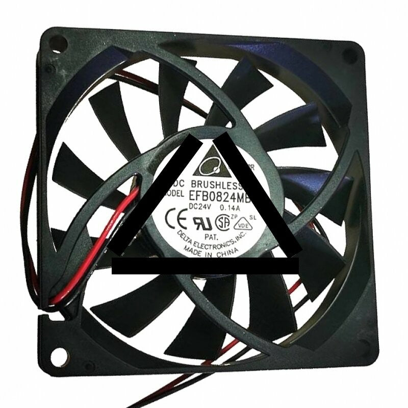Delta EFB0824MB DC 24V 0.14A 2 Wires / 3 Wires Axial Cooling Fan