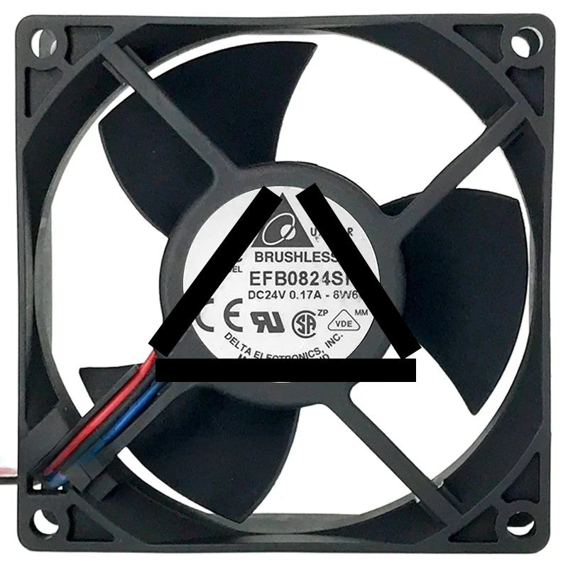 Delta EFB0824SH 24V 0.17A DC Brushless 3 Wires Axial Cooling Fan