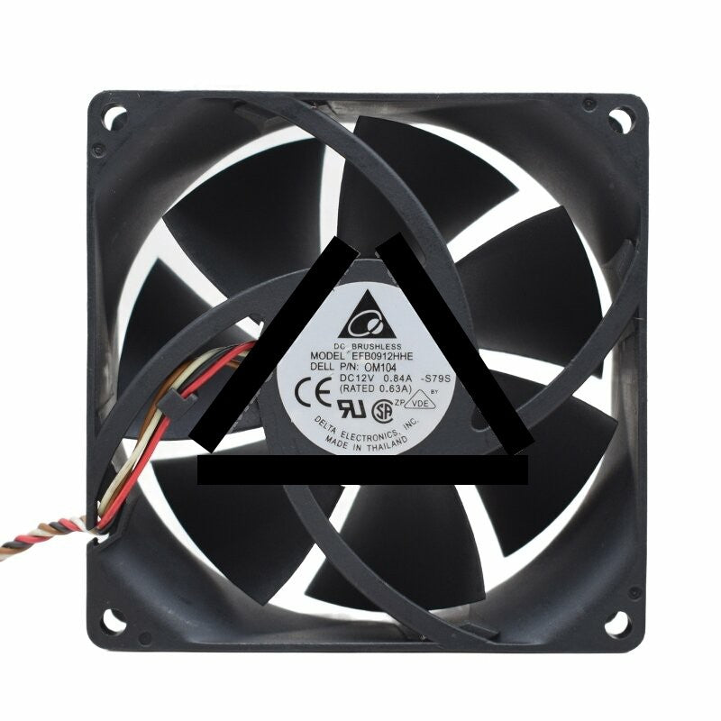 Delta EFB0912HHE DC 12V 0.84A 9038 Axial Brushless Cooling Fan