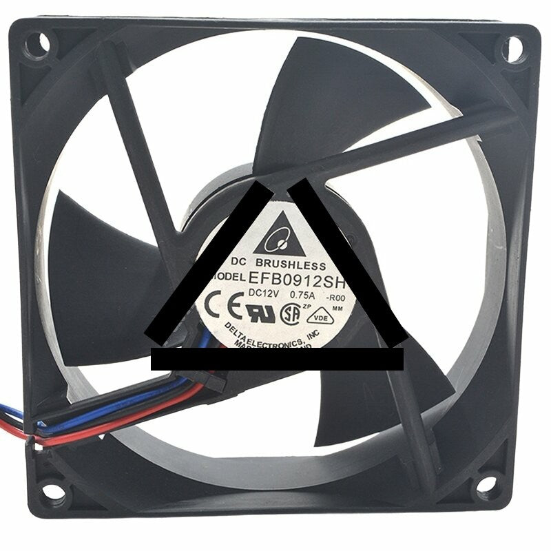 Delta EFB0912SH DC 12V 0.75A 9025 Axial Brushless Cooling Fan