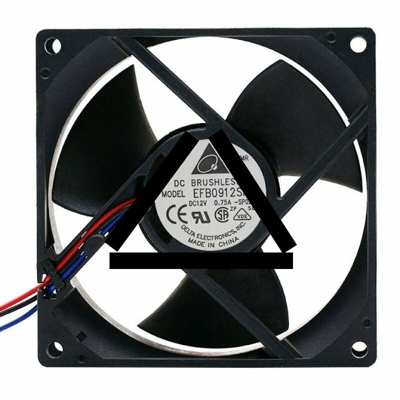 Delta EFB0912SHF DC 12V 0.75A 2 Wires / 3 Wires / 4 Wires Axial Cooling Fan