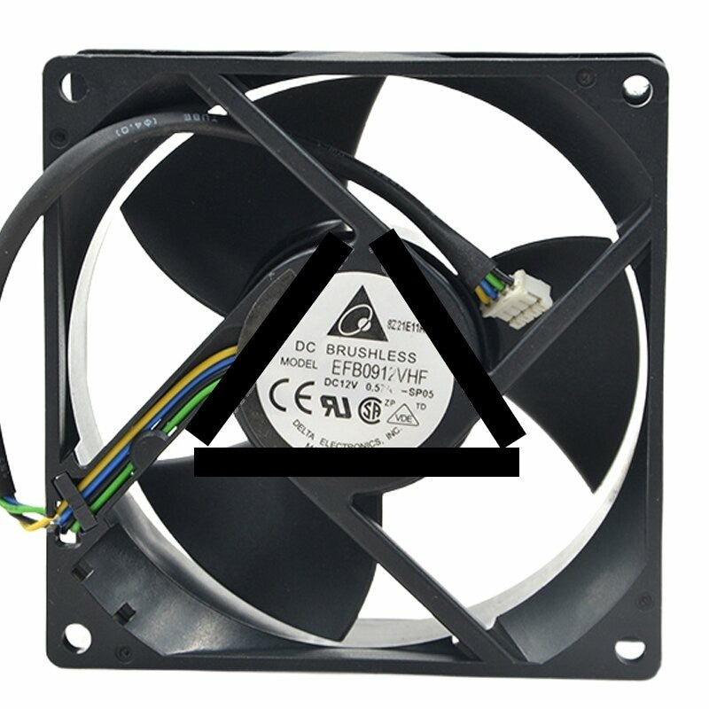 Delta EFB0912VHF DC 12V 0.57A 9232 Brushless Axial Cooling Fan