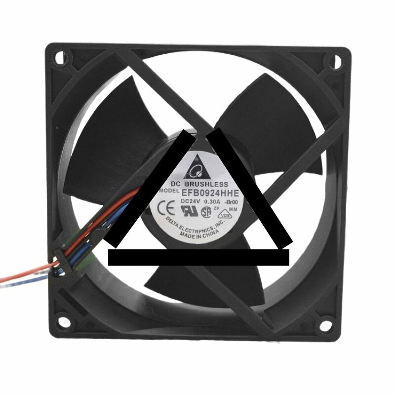 Delta EFB0924HHE DC 24V 0.30A 2 Wires / 3 Wires Axial Cooling Fan