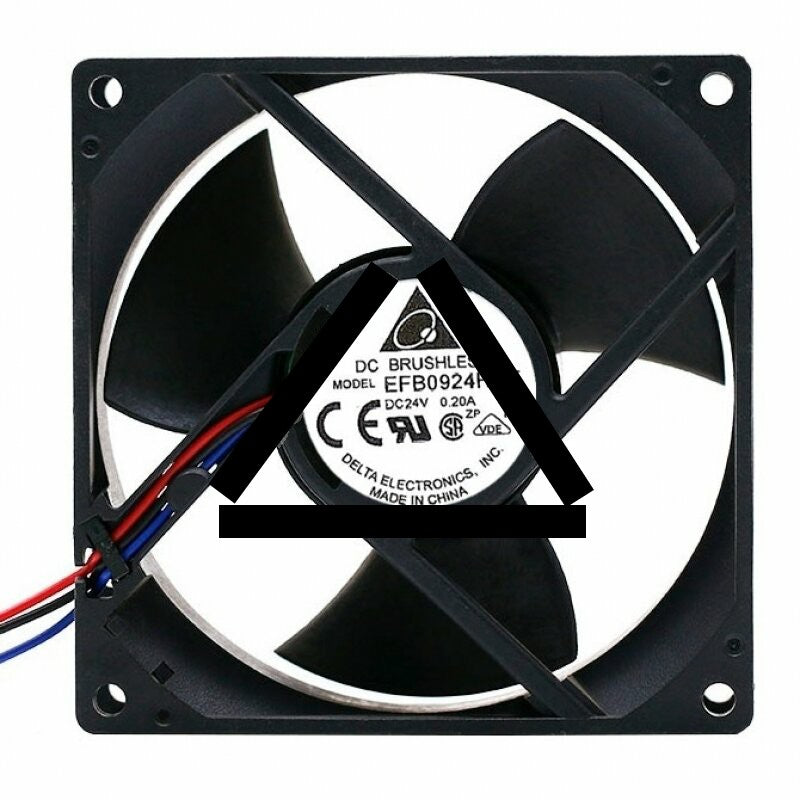 Delta EFB0924HHF DC 24V 0.20A 2 Wires / 3 Wires Axial Cooling Fan