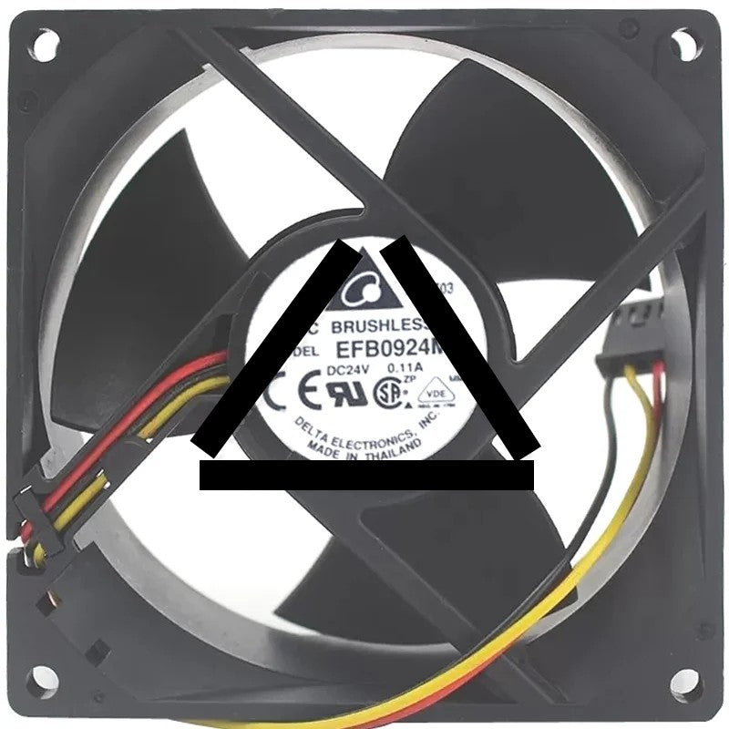 Delta EFB0924MF 24V 0.11A DC Brushless 3 Wires Axial Cooling Fan