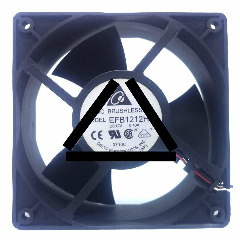 Delta EFB1212HE DC 12V 0.40A 12038 Axial Brushless Cooling Fan
