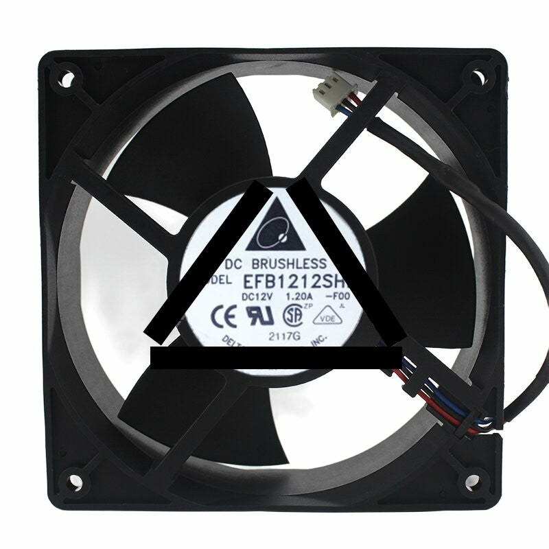 Delta EFB1212SHE DC 12V 1.20A 12038 Axial Brushless Cooling Fan
