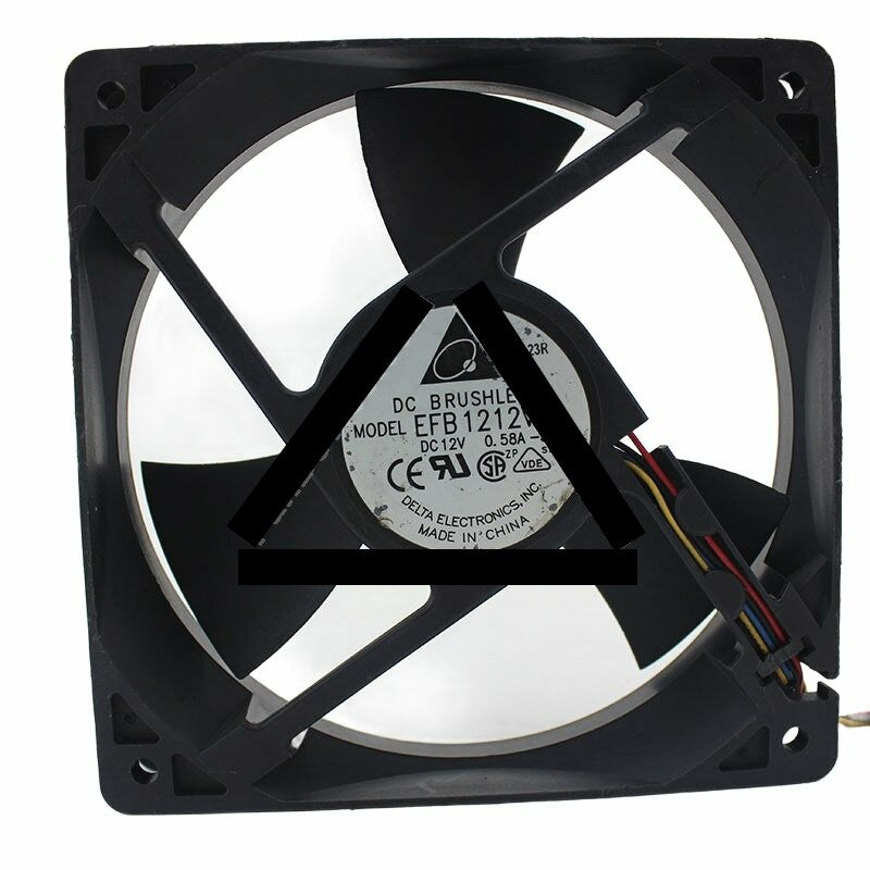 Delta EFB1212VH DC 12V 0.58A 12025 Axial Brushless Cooling Fan