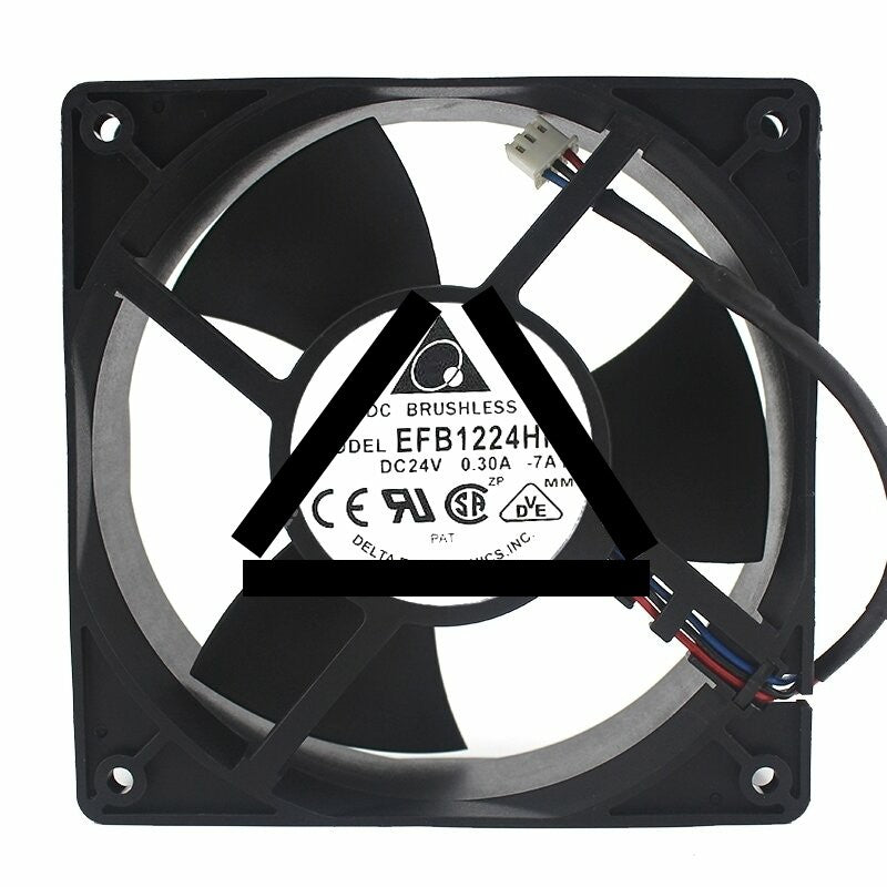 Delta EFB1224HHE DC 24V 0.30A 2 Wires / 3 Wires Axial Cooling Fan