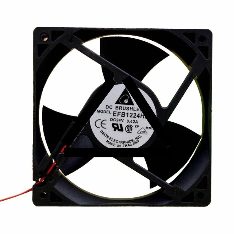 Delta EFB1224HHF DC 24V 0.42A 2 Wires / 3 Wires Axial Cooling Fan