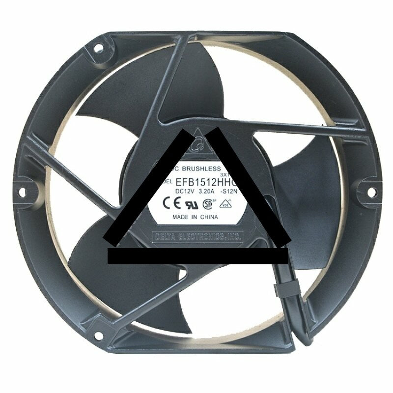 Delta EFB1512HHG DC 12V 3.20A 2 Wires / 3 Wires Axial Cooling Fan