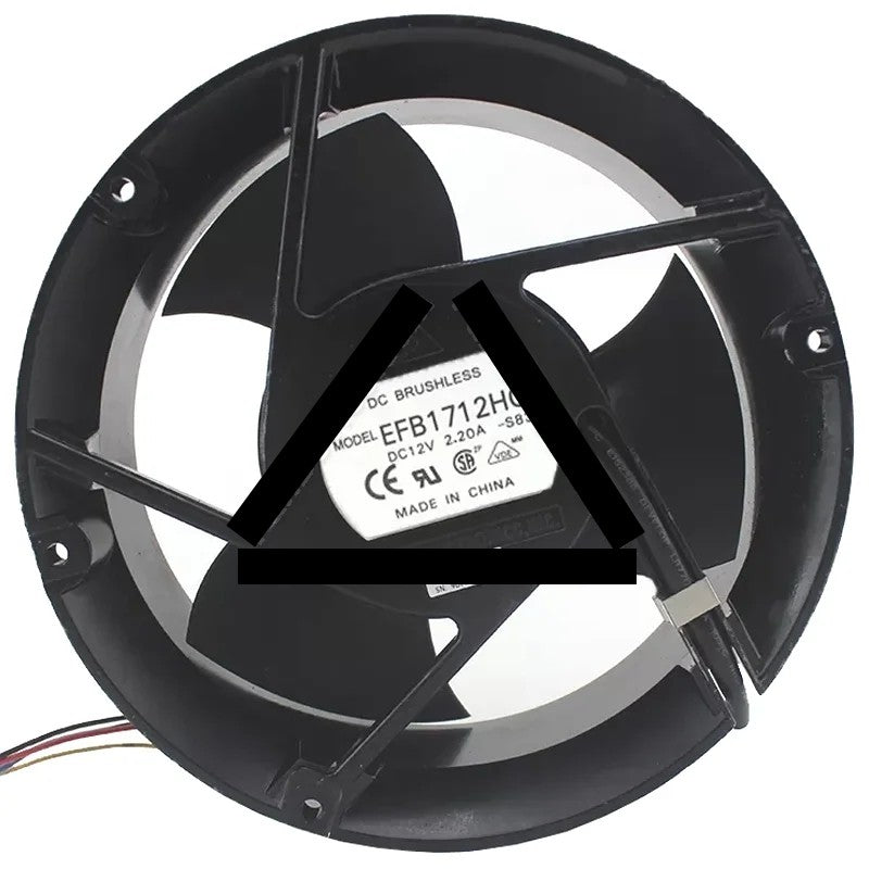 Delta EFB1712HG 12V 2.20A DC Brushless 4 Wires Axial Cooling Fan