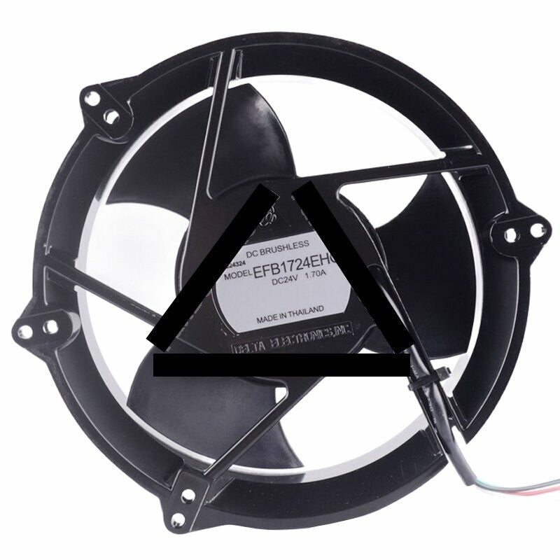 Delta EFB1724EHG 24V 1.70A 2 Wires 17251 DC Brushless Axial Fan