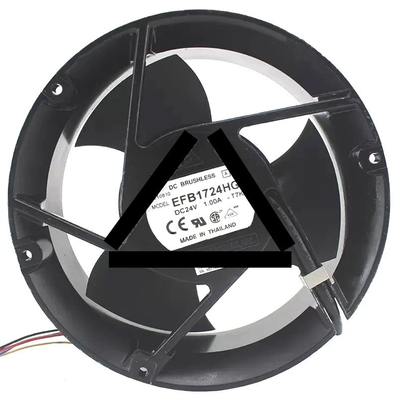 Delta EFB1724HG 24V 1.00A DC Brushless 4 Wires Axial Cooling Fan