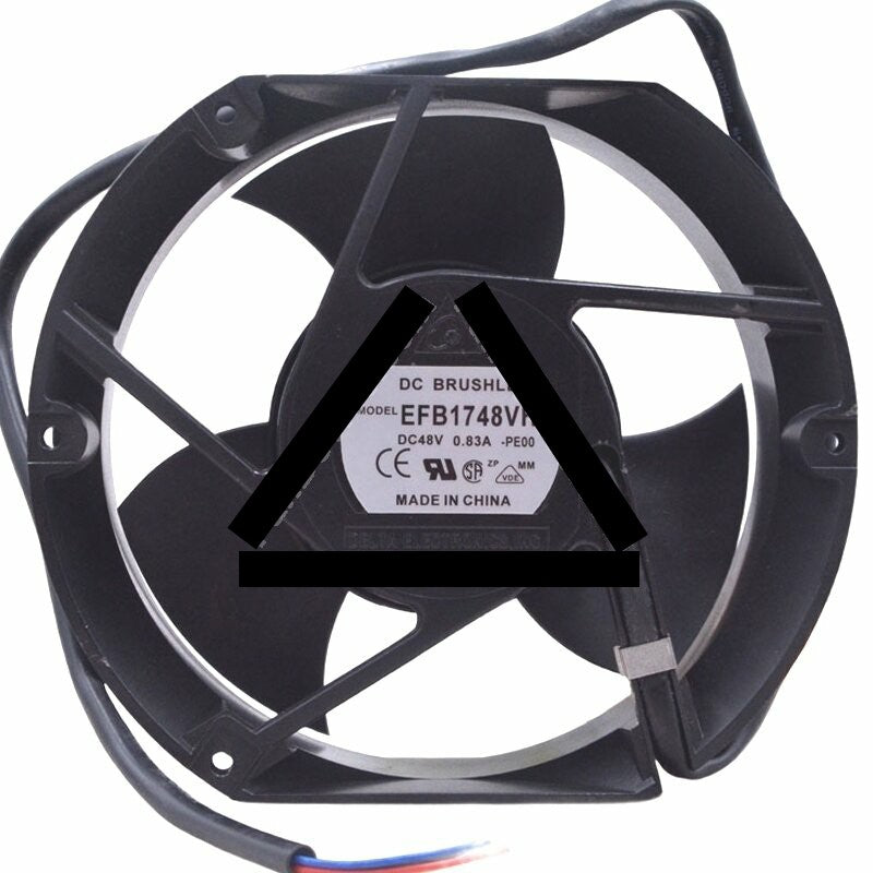 Delta EFB1748VHG DC 48V 0.83A 2 / 3 / 4 Wires Brushless Axial Cooling Fan