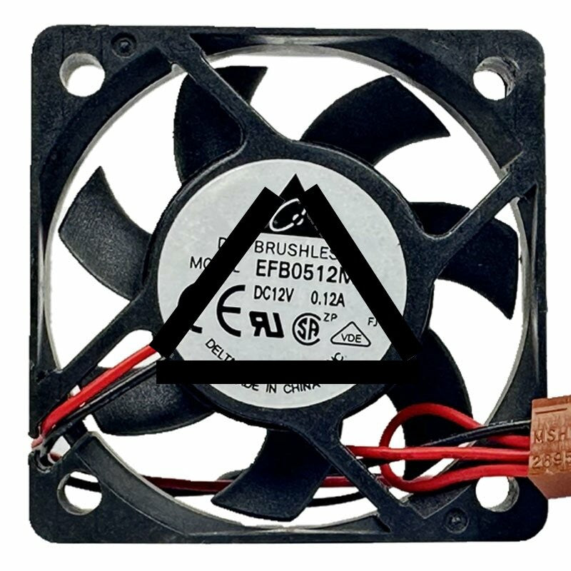 Delta EFB5012MA DC 12V 0.12A 5010 Brushless Axial Cooling Fan