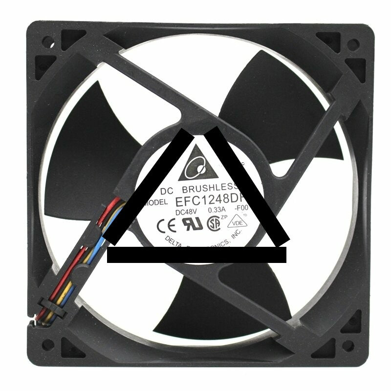 Delta EFC1248DF DC 48V 0.33A 2 Wires / 3 Wires / 4 Wires Axial Cooling Fan