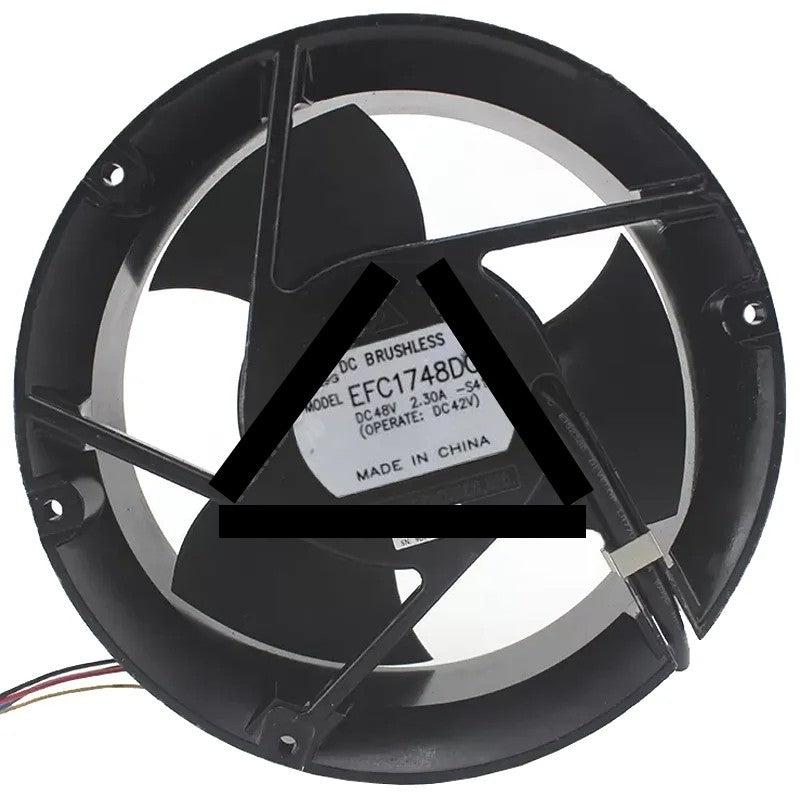 Delta EFC1748DG 48V 2.30A 4 Wires DC Brushless PWM Axial Cooling Fan