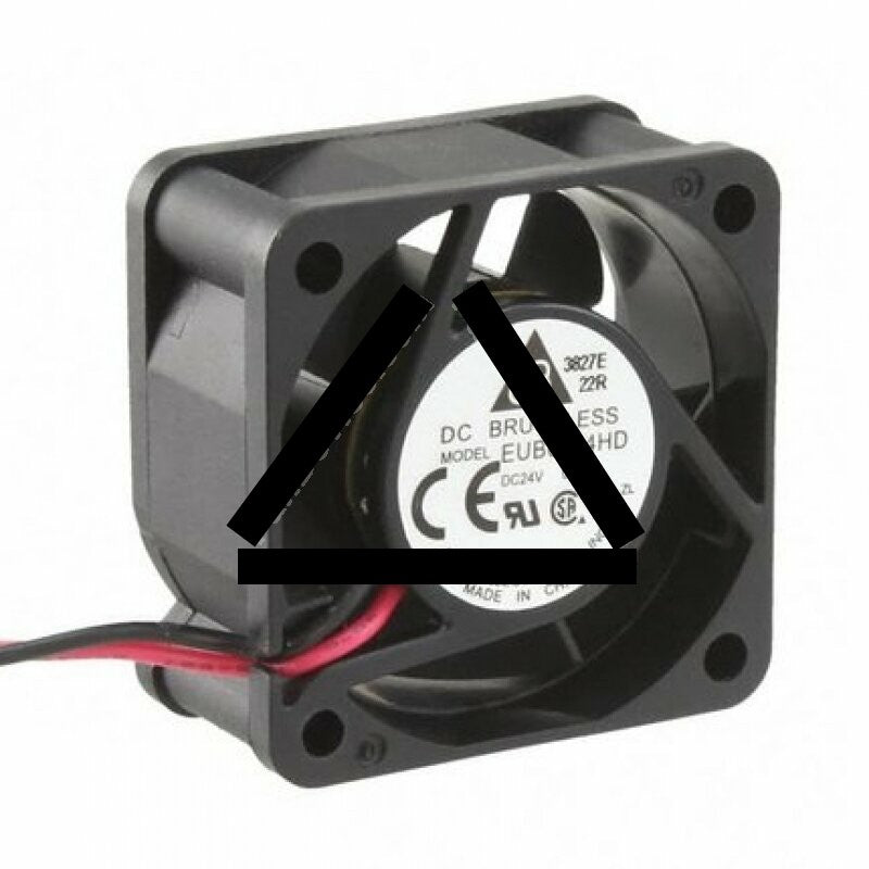 Delta EUB0424HD DC 24V 0.10A 2 Wires / 3 Wires Axial Cooling Fan