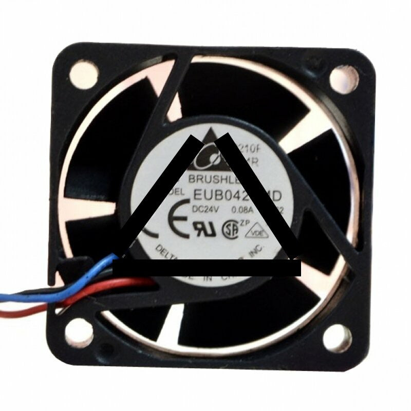 Delta EUB0424MD DC 24V 0.08A 2 Wires / 3 Wires Axial Cooling Fan