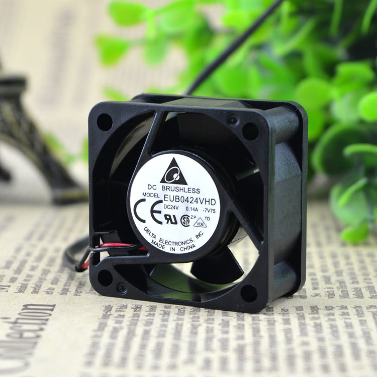 Delta EUB0424VHD DC24v 0.14A 2 line cooling fan