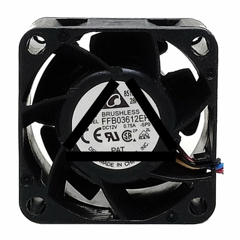 Delta FFB03612EHN DC 12V 0.75A 2 Wires / 3 Wires / 4 Wires Axial Cooling Fan