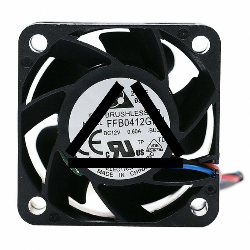 Delta FFB0412GHN DC 12V 0.6A 3 Wires / 4 Wires Axial Cooling Fan