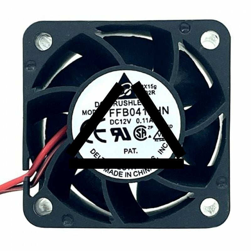 Delta FFB0412HN DC 12V 0.11A 2 Wires / 3 Wires Axial Cooling Fan