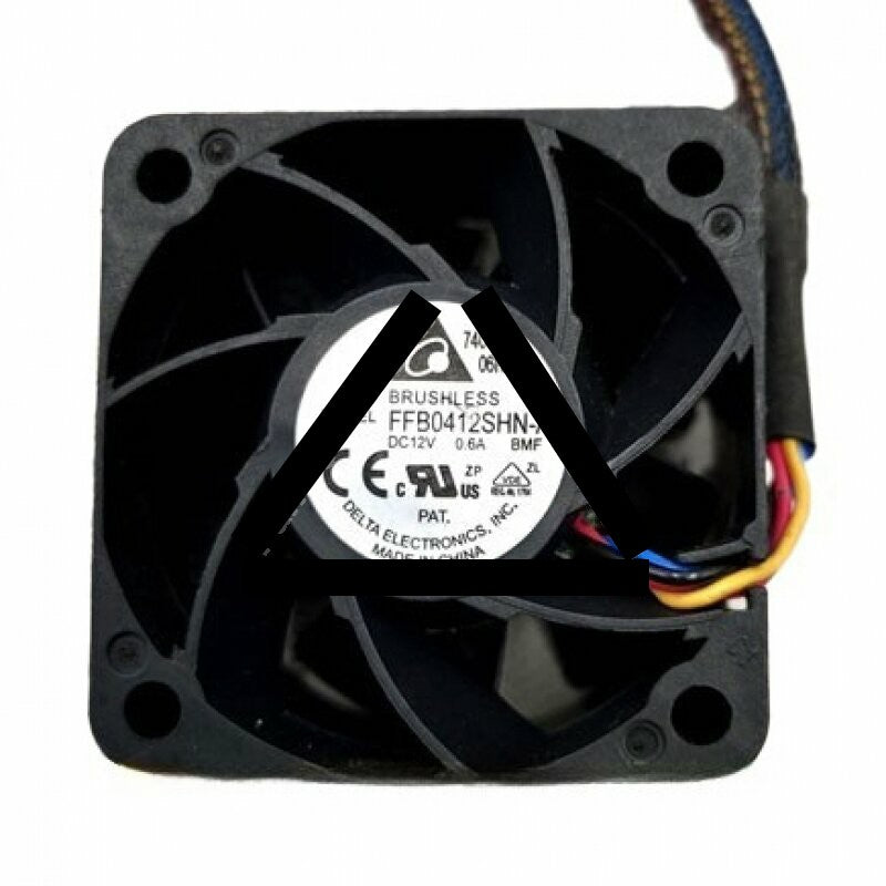 Delta FFB0412SHN-A DC 12V 0.6A 2 Wires / 3 Wires / 4 Wires Axial Cooling Fan