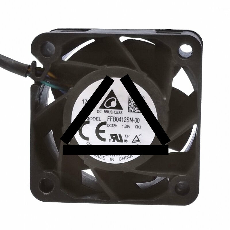 Delta FFB0412SN-00 DC 12V 1.50A 2 Wires / 3 Wires / 4 Wires Axial Cooling Fan