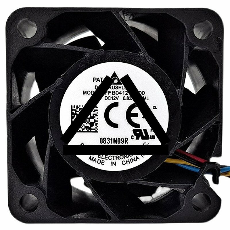 Delta FFB0412VN-00 DC 12V 0.83A 4 Wires Brushless Axial Cooling Fan