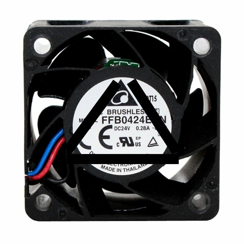 Delta FFB0424EHN DC 24V 0.28A 3 Wires Axial Cooling Fan