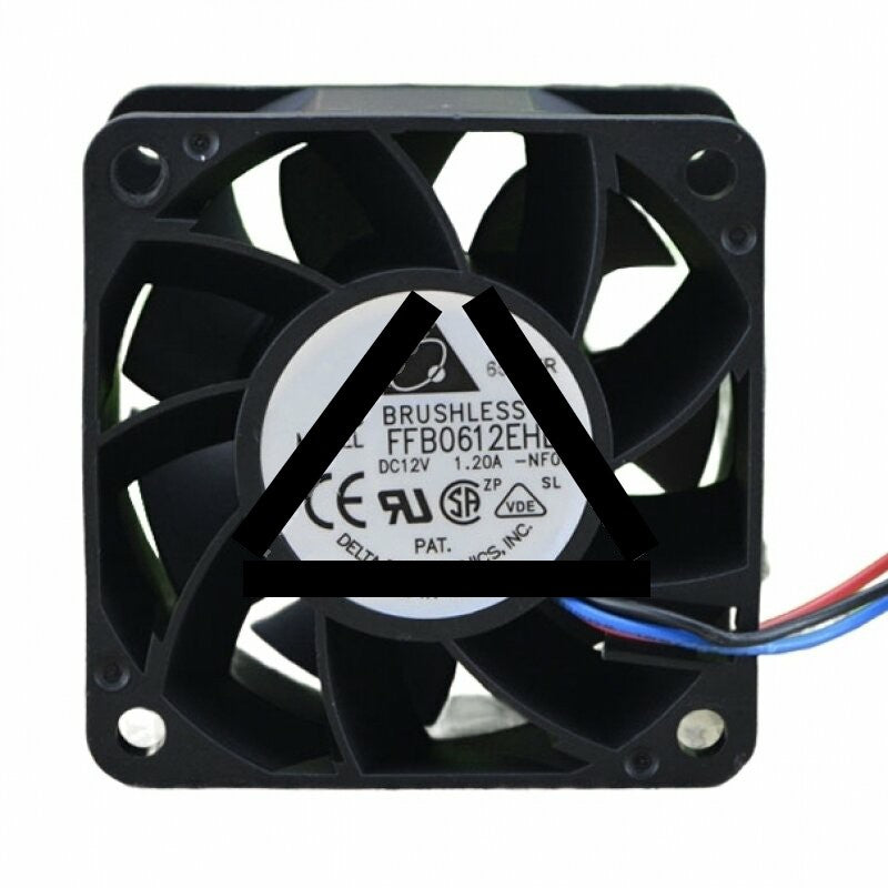 Delta FFB0612EHE DC 12V 1.20A 2 Wires / 3 Wires / 4 Wires Axial Cooling Fan
