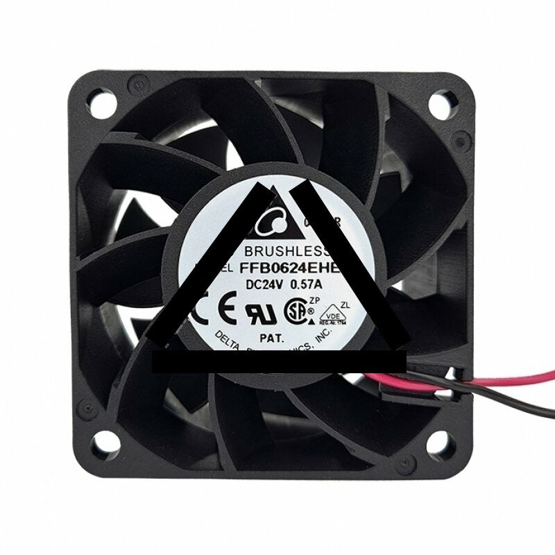 Delta FFB0624EHE DC 24V 0.57A 2 Wires / 3 Wires Axial Cooling Fan