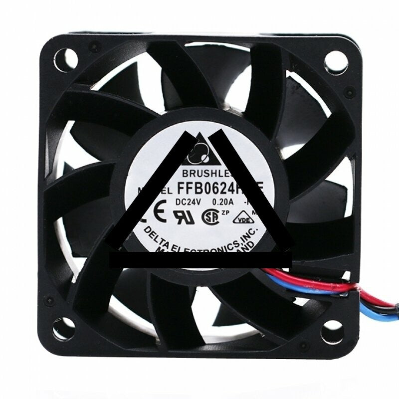 Delta FFB0624HHE DC 24V 0.20A 2 Wires / 3 Wires Axial Cooling Fan