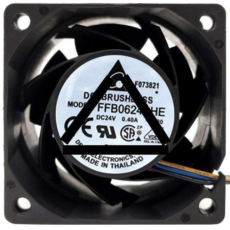 Delta FFB0624SHE 24V 0.40A 2 / 3 Wires Axial Cooling Fan