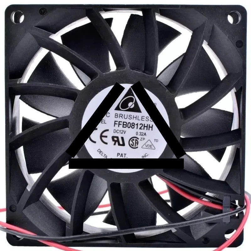 Delta FFB0812HH 12V 0.32A DC Brushless 2 / 3 Wires Axial Cooling Fan