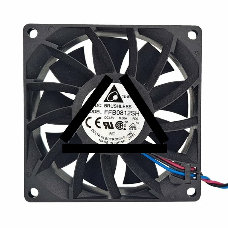 Delta FFB0812SH DC 12V 0.60A 2 Wires / 3 Wires / 4 Wires Axial Cooling Fan