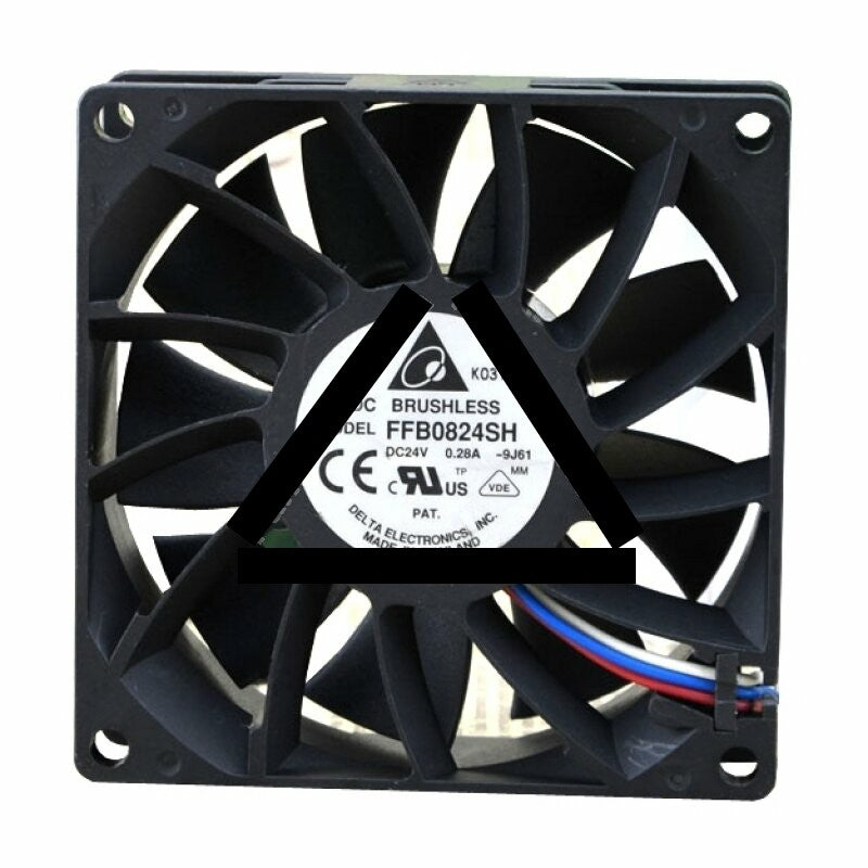 Delta FFB0824SH DC 24V 0.28A 2 Wires / 3 Wires / 4 Wires Axial Cooling Fan