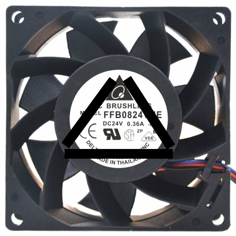 Delta FFB0824VHE DC 24V 0.36A 8038 Brushless Axial Cooling Fan