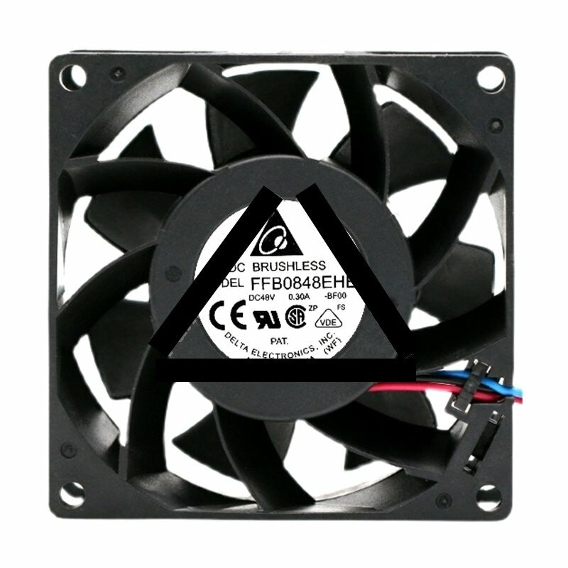 Delta FFB0848EHE DC 48V 0.30A 2 Wires / 3 Wires Axial Cooling Fan