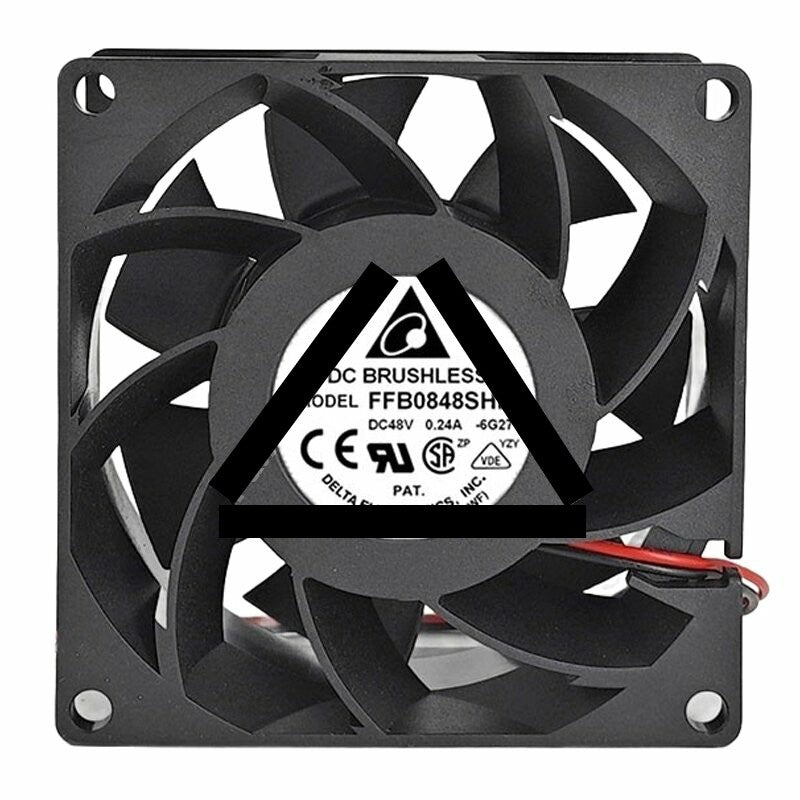 Delta FFB0848SHE DC 48V 0.24A 8038 Axial Cooling Fan
