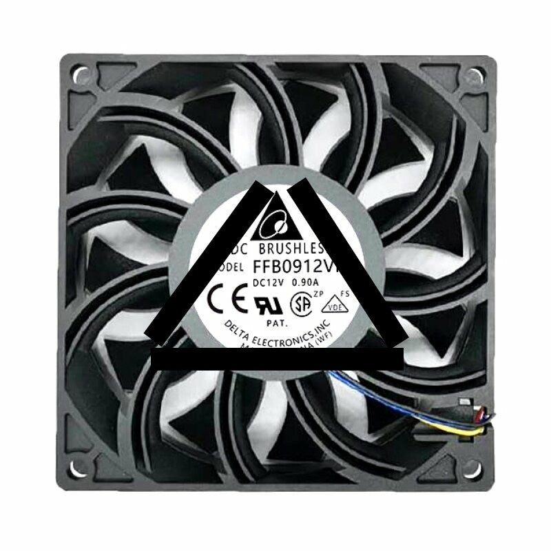 Delta FFB0912VH DC 12V 0.90A 2 Wires / 3 Wires / 4 Wires Axial Cooling Fan