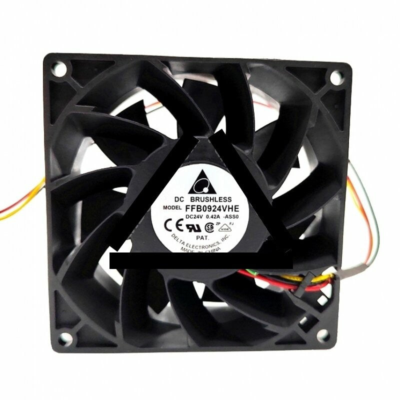 Delta FFB0924VHE DC 24V 0.42A 2 Wires / 3 Wires / 4 Wires Axial Cooling Fan