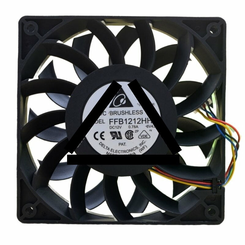 Delta FFB1212HH DC 12V 0.78A 2 Wires / 3 Wires / 4 Wires Axial Cooling Fan