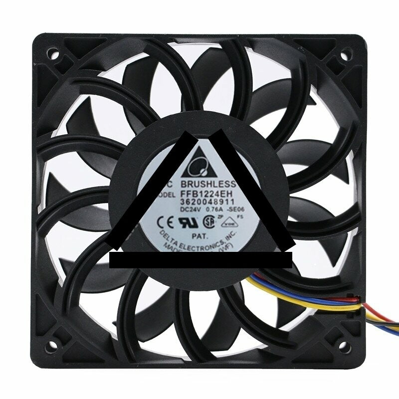 Delta FFB1224EH DC 24V 0.76A 2 Wires / 3 Wires / 4 Wires Axial Cooling Fan