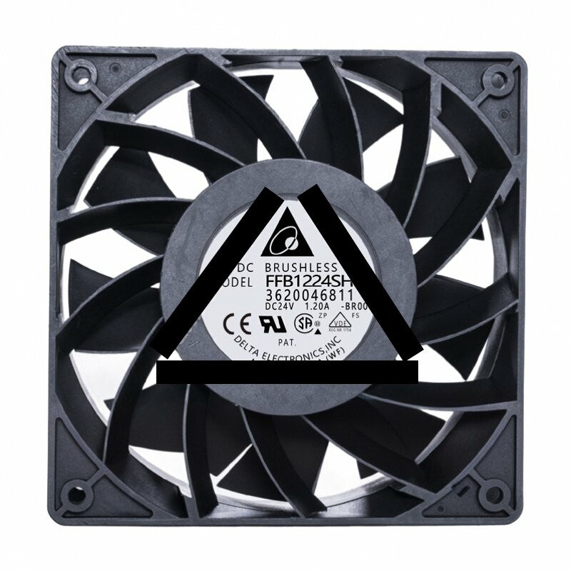 Delta FFB1224SHE DC 24V 1.20A 2 Wires / 3 Wires Axial Cooling Fan