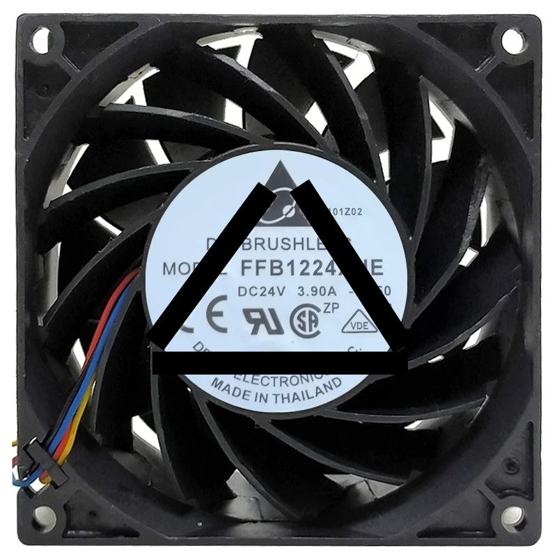 Delta FFB1224XHE 24V 3.90A 2 / 3 / 4 Wires Cooling Fan