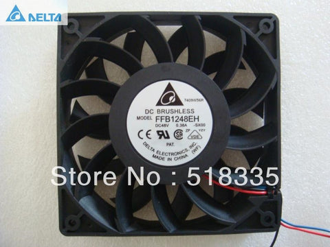Delta FFB1248EH 12CM 120MM 1225 12025 120*120*25MM 48V 0.38A cooling fan